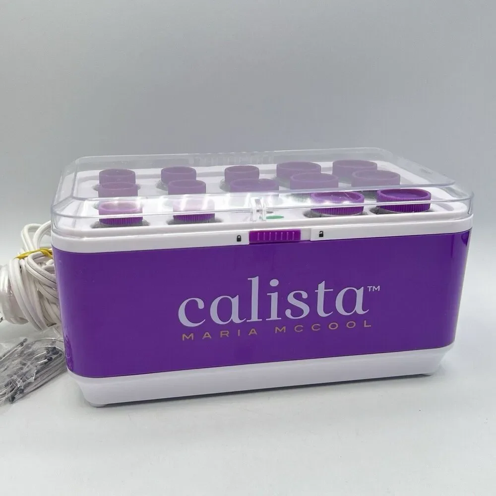 Set 14 Calista Magic Stylers Maria McCool Heated Self Grip Rollers Curlers VR770